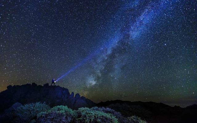 Observación astronómica en La Palma